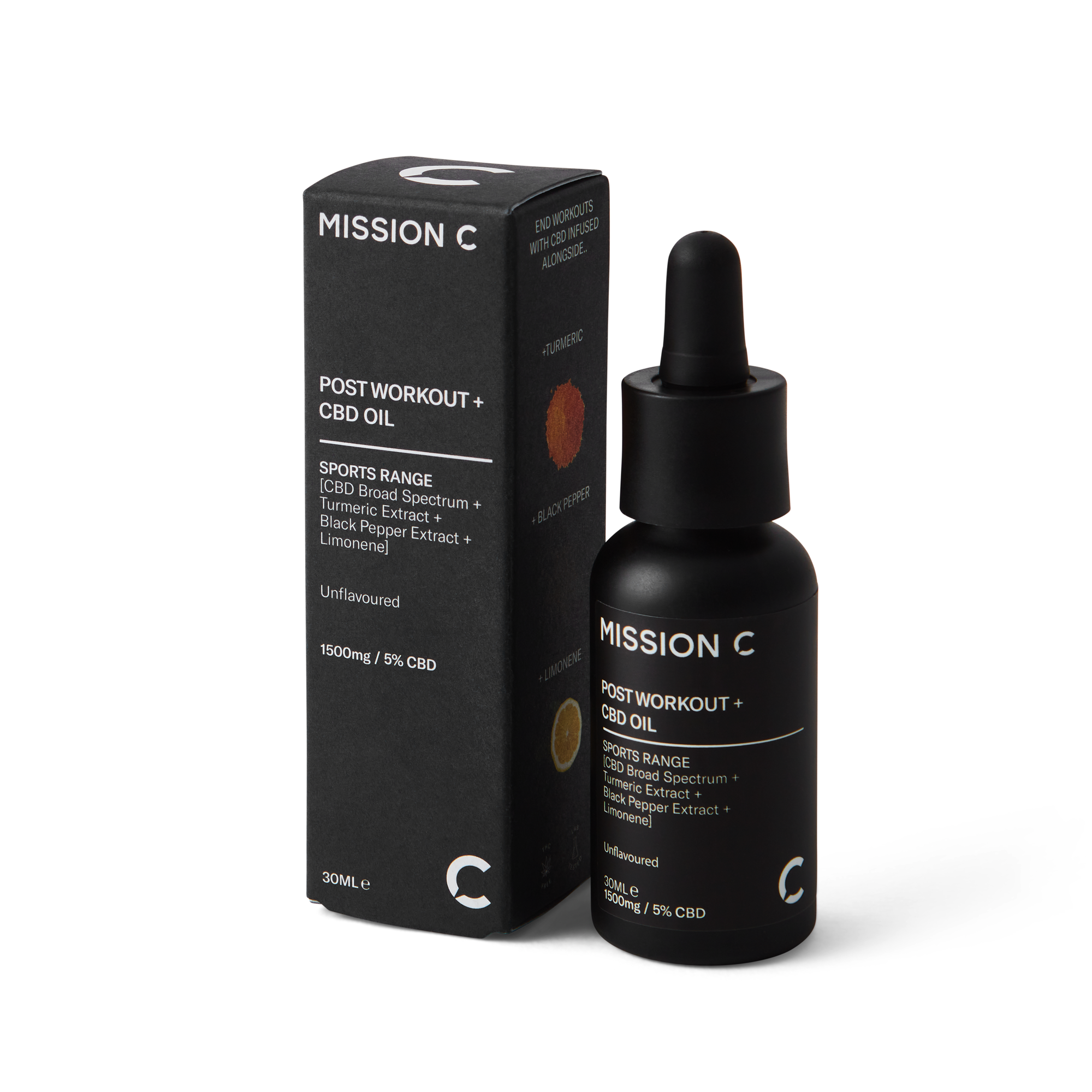 CBD Post Workout Oil | High Strength | Mission C