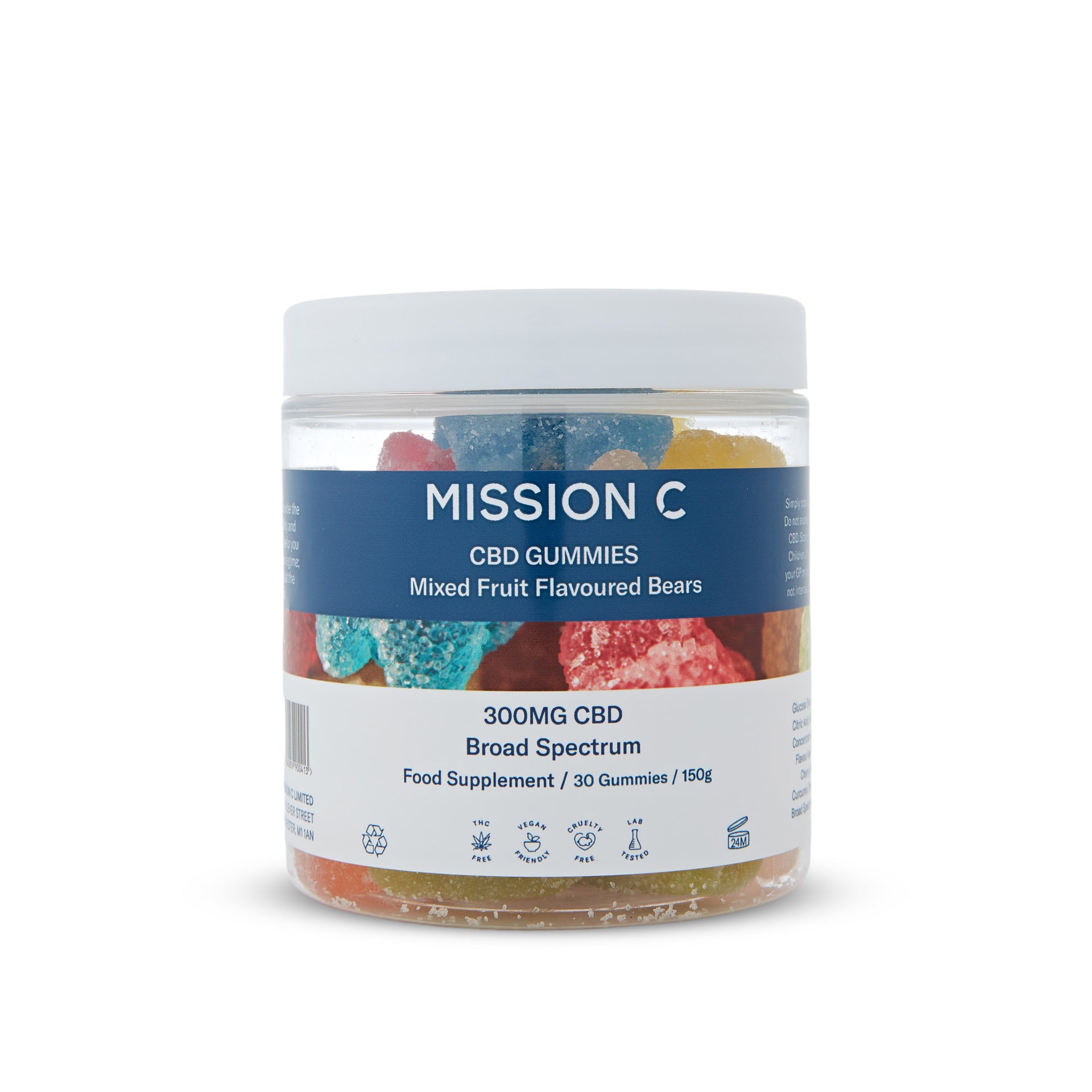 CBD Gummy Bears Mix Fruits Flavour