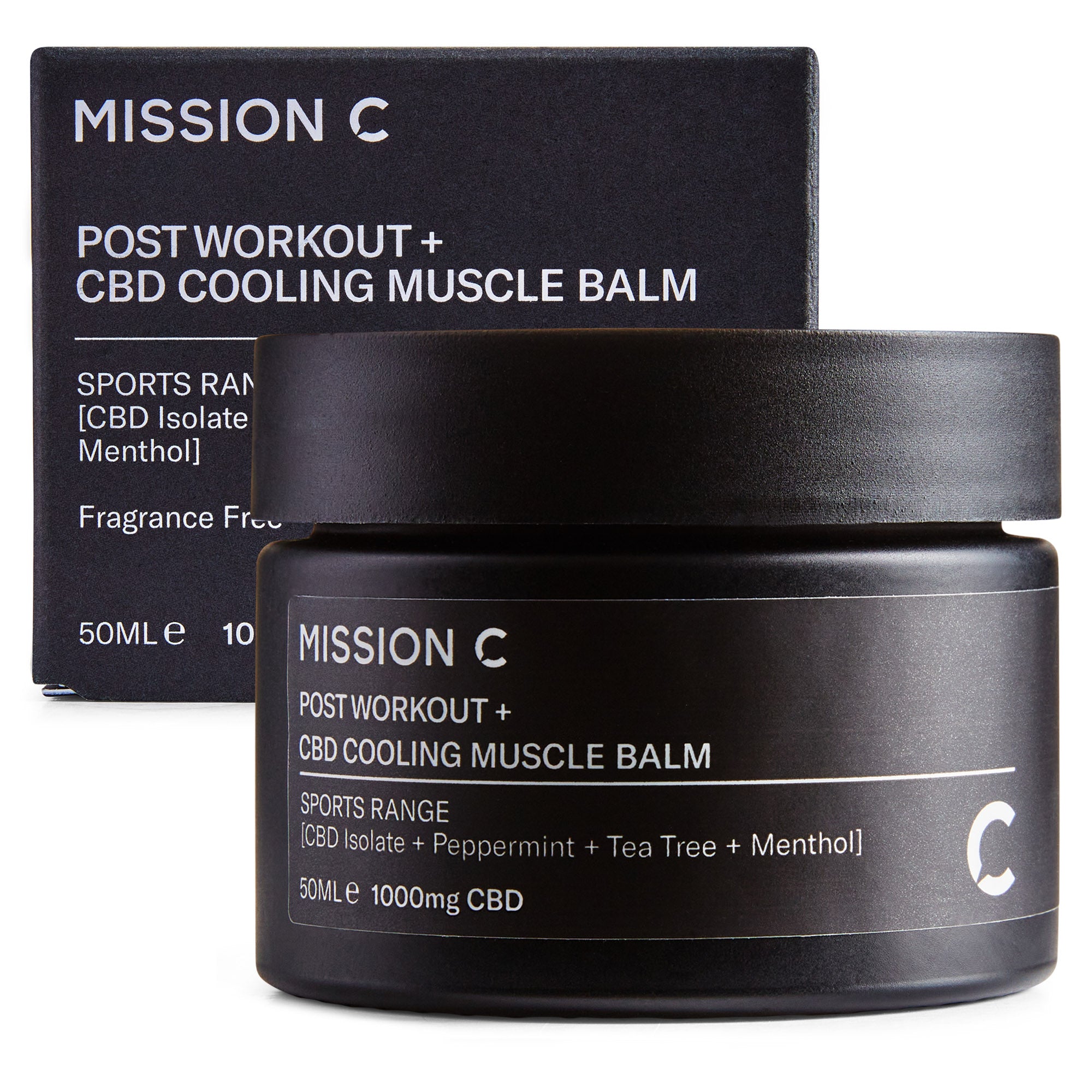CBD post workout Cooling Muscle Balm