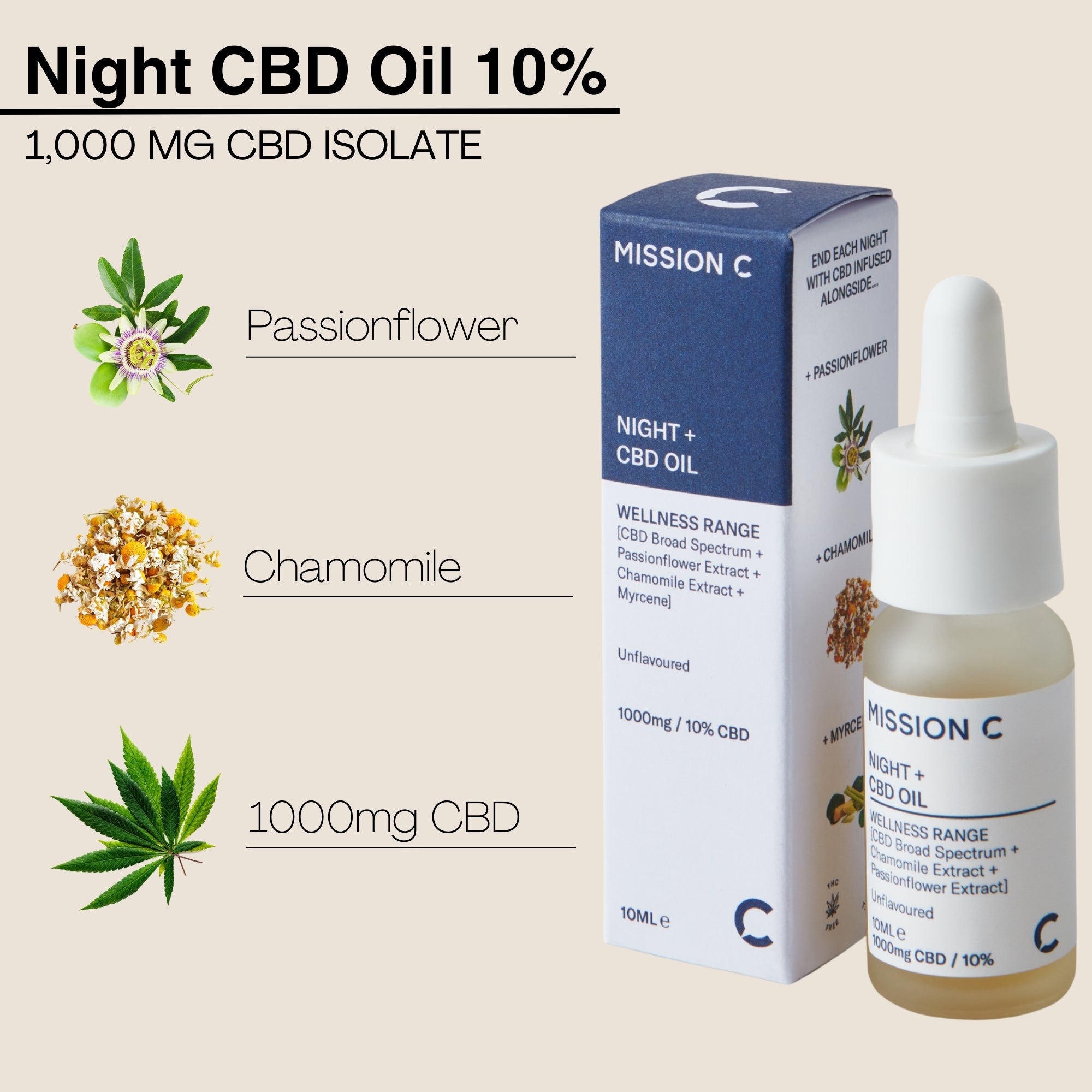 シーバムオイル CBD Oil For Sleep | Mission C