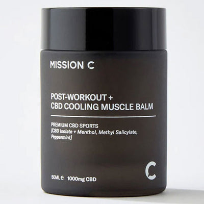 CBD post workout Cooling Muscle Balm